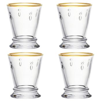 La Rochere Abeille Tumbler Bord Or Glasses 4pcs*270ml - buy, prices for WINETIME - photo 1