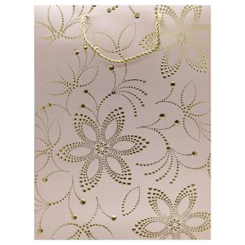 Пакет подарунковий 30Х39Х12см арт. 064L-5985 И867 - купити, ціни на КОСМОС - фото 1