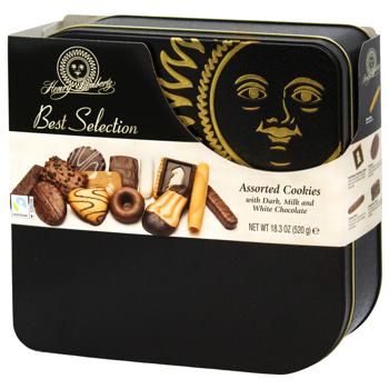 Lambertz Best Selection with black-milk-white chocolate cookies 520g - buy, prices for Auchan - photo 1