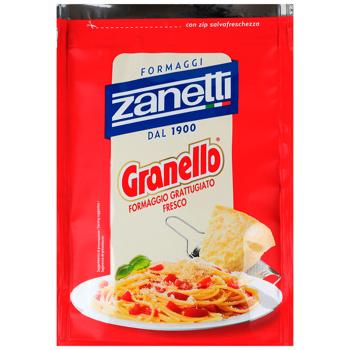 Zanetti Granello Grated Aged Hard Cheese 32% 80g - buy, prices for Auchan - photo 1