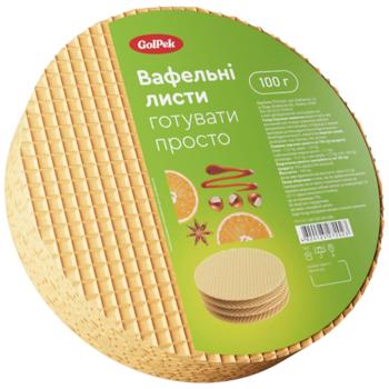 Листи вафельні Golpek Білі 9шт 100г - купити, ціни на Чудо Маркет - фото 2