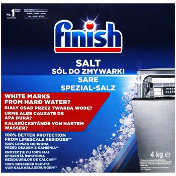 Finish Dishwashers Salt 4kg - buy, prices for ULTRAMARKET - photo 2