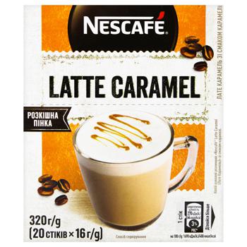 NESCAFÉ® Latte Caramel Instant Coffee Drink in Sticks 20pcs x 16g - buy, prices for METRO - photo 3