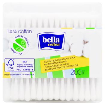 Ватні палички Bella Сotton 200шт - купити, ціни на ULTRAMARKET - фото 2