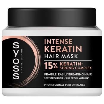 Маска для волос Syoss Intense Keratin 400мл