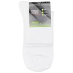 Nova Liniya Men's Sports White Socks Size 29-31