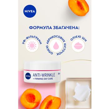 Nivea Anti-Wrinkle + Firming Day Face Cream 45+ 50ml - buy, prices for - photo 4