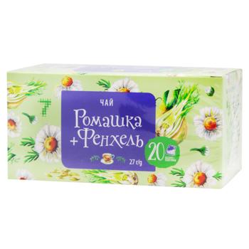 Semerka Chamomile + Fennel Tea 20pcs - buy, prices for COSMOS - photo 3