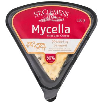 Сыр St. Clements Mycella с голубой плесенью 60% 100г
