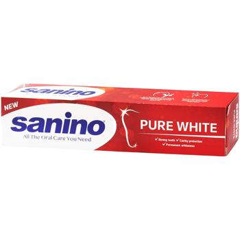 Зубная паста Sanino Pure White 75мл - купить, цены на Идеал - фото 1