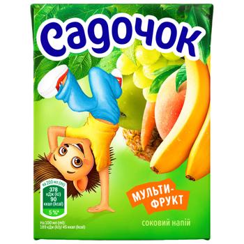 Напиток соковый Садочок Мультифрукт 200мл - купить, цены на - фото 3