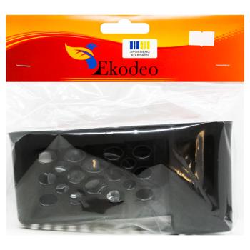 Тримач для зубних щіток Ekodeo Polo прямий чорний - купити, ціни на МегаМаркет - фото 1