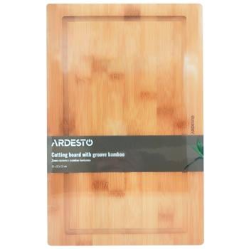 Ardesto Midori AR1433BA Bamboo Cutting Board 33*22*1.5cm - buy, prices for MegaMarket - photo 1