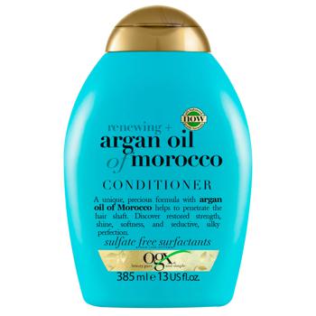 Кондиционер для волос Ogx® Argan oil of Morocco Восстанавливающий с аргановым маслом 385мл - купить, цены на МегаМаркет - фото 1