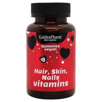 Golden Pharm Vitamins for Hair Skin and Nails 60pcs - buy, prices for MegaMarket - photo 1