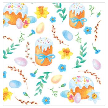 Silken Easter 2-Layer Paper Napkins 33*33cm 12pcs - buy, prices for MegaMarket - photo 3