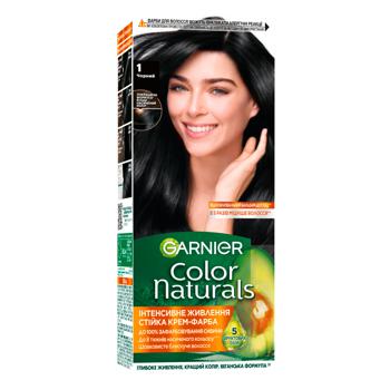 Garnier Color Naturals 1 Black Hair Dye - buy, prices for MegaMarket - photo 1