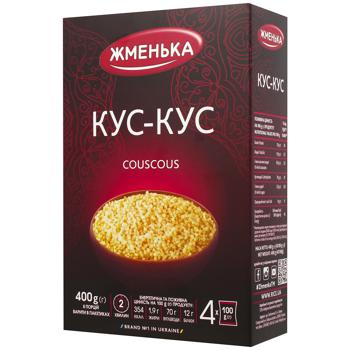 Кус-кус Жменька в пакетиках 100г х 4шт - купить, цены на Auchan - фото 1