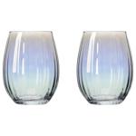 Ardesto Black Mars Zenith Set of Low Transparent Glasses 2pcs 590ml