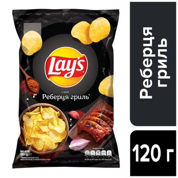 Чипси Lay's зі смаком реберець гриль 120г - купити, ціни на Grono - фото 2