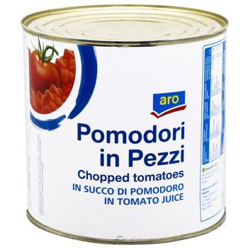 Aro Chopped Tomatoes ​​2.5kg - buy, prices for METRO - photo 1