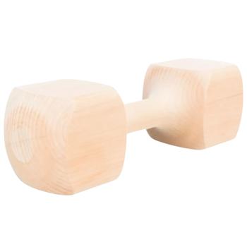 Trixie Wooden Retrieving Dumbbell іграшка для собак 25 см - коричневий - купити, ціни на MasterZoo - фото 1