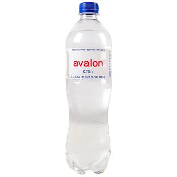 Вода питьевая Avalon артезианская сильногазированная 0,75л - купить, цены на Эпицентр FOOD - фото 1