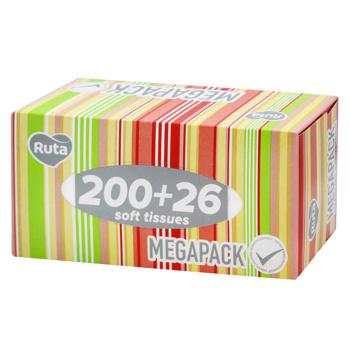 Серветки косметичні Ruta Family Pack двошарові 226шт - купити, ціни на МегаМаркет - фото 2