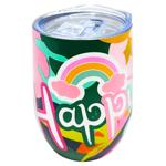 Стакан з кришкою нержавіюча сталь 350мл