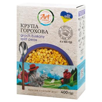 Крупа горохова Art Foods в пакетиках 4х100г - купити, ціни на ЕКО Маркет - фото 2