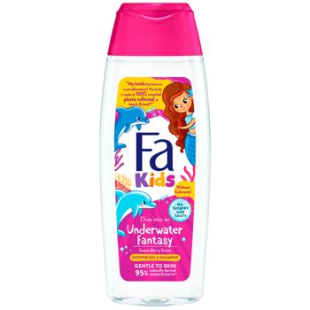 Fa Kids Sweet Berry Scent Baby Shower Gel & Shampoo 250ml - buy, prices for Auchan - photo 4