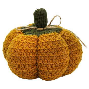 Декоративний виріб Pumpkin Охра 15см