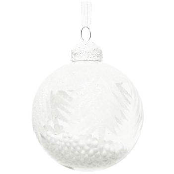 Decoris Snow Christmas Tree Ball 8cm in assortment - buy, prices for - photo 4