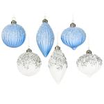 Decoris Matte Christmas Tree Ball with Decoration 8cm in assortment