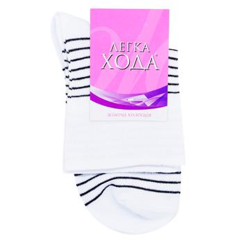 Legka Choda White Women's Socks 27s - buy, prices for MegaMarket - photo 1