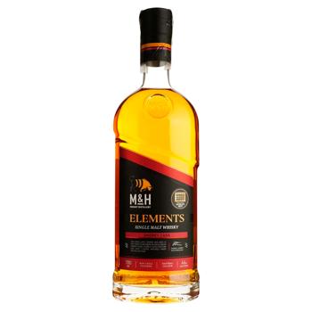 Віскі M&H Elements Sherry Cask 46% 0,7л - купити, ціни на AlcoHub - фото 1