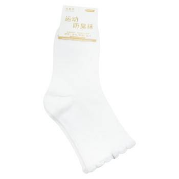 Women's Socks with Trim White - buy, prices for Chudo Market - photo 1
