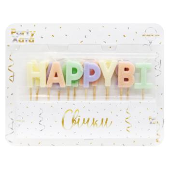 Party Khata Happy Birthday Macaroon Assorted Cake Candles - buy, prices for NOVUS - photo 1