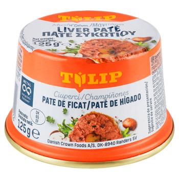 Tulip Liver Pate with Mushrooms 125g - buy, prices for EKO Market - photo 1