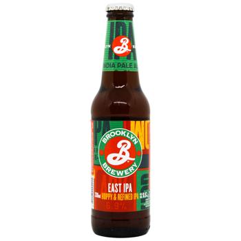 Пиво Brooklyn East IPA Hoppy&Refined светлое 6,9% 0,33л