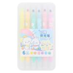 Zed Set of Double-Sided Felt-Tip Pens 6pcs