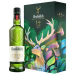 Виски Glenfiddich 12 лет 40% 0,7л + фляга