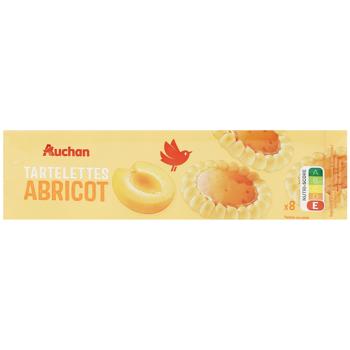 Auchan Tartlets with Apricot 150g