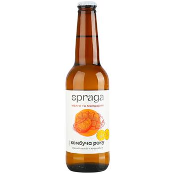 Комбуча Spraga манго и мандарин 0,33л - купить, цены на Grono - фото 1