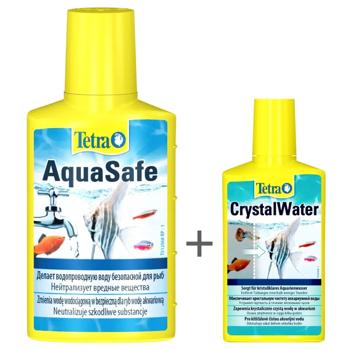 Набір Tetra Aqua Safe 250 мл + Aqua Crystal Water 100 мл - купити, ціни на MasterZoo - фото 1