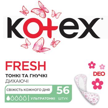 Kotex Deo Ultraslim Daily Pads 56pcs
