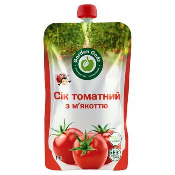 Сік Garden Gadz томатний з м'якоттю 1л - купити, ціни на Auchan - фото 1