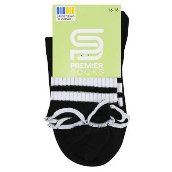 Premier Socks High Ruffled Children's Socks s.16-22 Black - buy, prices for - photo 4