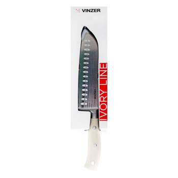 Vinzer Ivory Line Santoku Knife 17.7cm