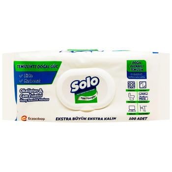 Solo Eucalyptus and Pine Wet Cleaning Wipes 100pcs